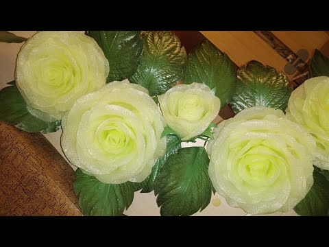 Видео: Веточка роз. Подложка НПЭ.