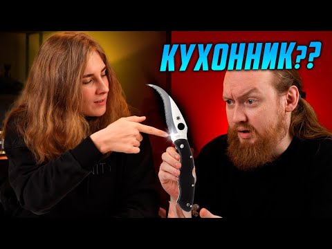 Видео: Коллекция ножей Олеси!