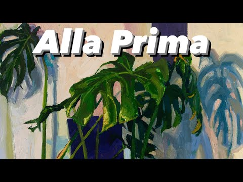 Видео: Как рисовать мокрым по мокрому