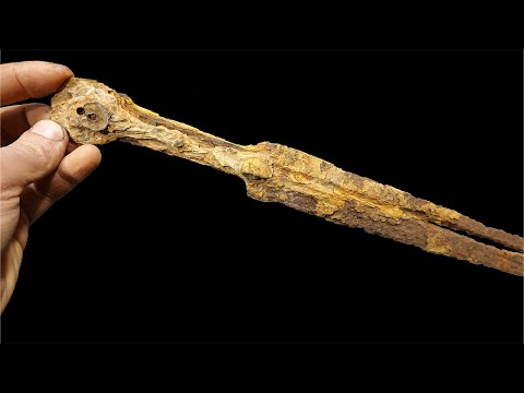 Видео: Реставрация Кавказского Кинжала - Восставший из Ржавчины