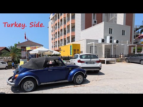 Видео: Турция 2025. Side. ч3 дорога к морю, вечерний променад