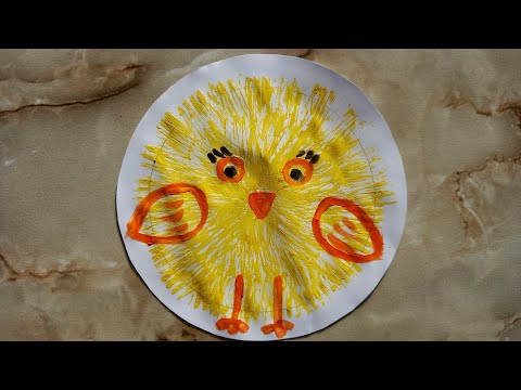 Видео: Малювання. Курчатко.