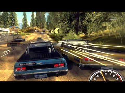 Видео: 211. Быстрая лесная гонка! Fast forest race! Гонка. Онлайн.FlatOut 2.