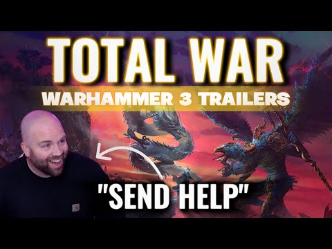Видео: Я НЕ МОГУ НАСЫТИТЬСЯ WARHAMMER Fantasy — трейлеры Total War: Warhammer 3 | Реакция