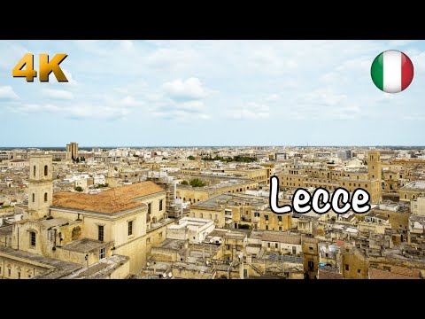 Видео: Красочный барочный город Италия Пешеходная экскурсия по Лечче 4K 50fps HDR