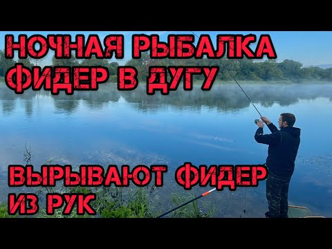 Видео: НОЧНАЯ РЫБАЛКА на ТОЧКЕ ТОЛЬКО КРУПНЯК ФИДЕР в ДУГУ ВЫРЫВАЮТ из РУК