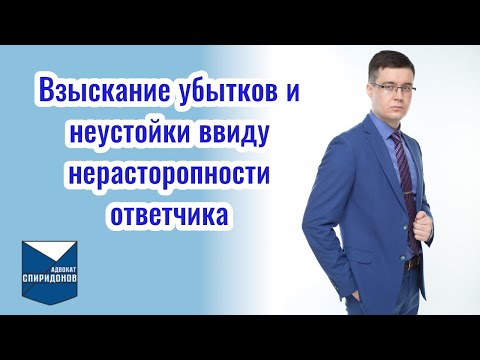 Видео: Взыскание убытков и неустойки ввиду нерасторопности ответчика. Часть-2.