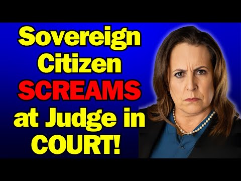 Видео: В зале суда царит хаос: суверенный гражданин бросает вызов судье!