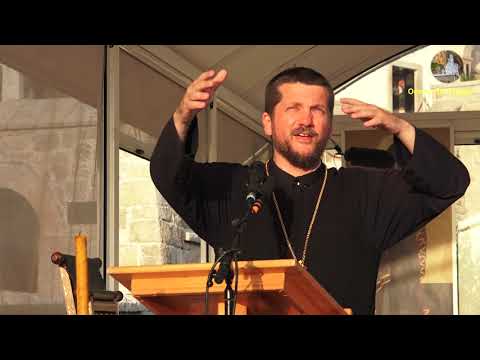 Видео: о. Гојко Перовић - Свети Василије Острошки у служби Свете Троијце (манастир Острог 15.6.2019.љ.Г.)