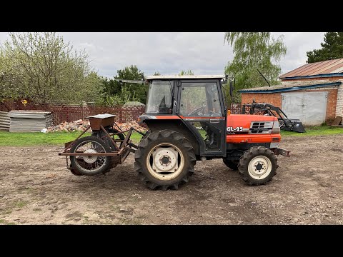 Видео: Kubota GL 25 самодельная сеялка