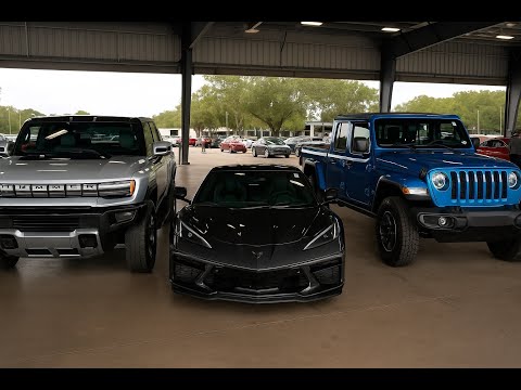 Видео: Аукцион Флориды: Hummer EV, Corvette и Jeep Gladiator  — шоу начинается!