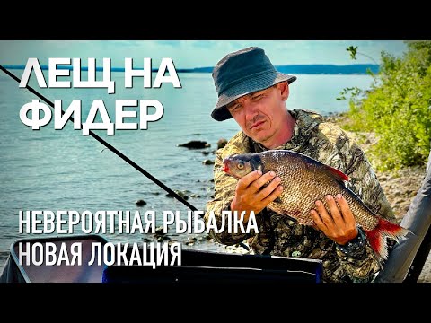 Видео: ЛЕЩ на ФИДЕР. Невероятная рыбалка. Новая локация на реке.