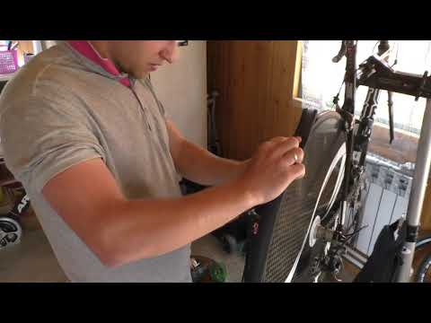 Видео: Установка велотрубки (методика до ленты) или по Русски)...