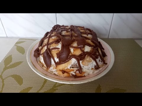 Видео: Торт з пряників/ Торт без випічки з пряників та бананів #рецепти #торт #святковий стіл 164