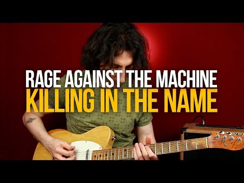 Видео: Как играть Rage Against the Machine RATM Killing In the Name на гитаре