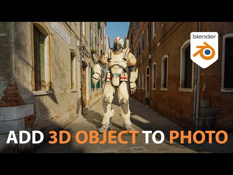 Видео: Добавляйте 3D-объекты к фотографиям с помощью Blender!