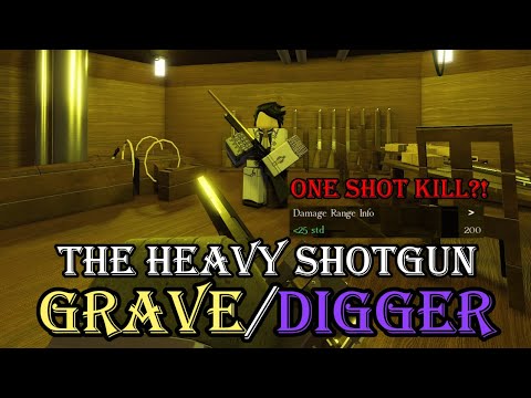Видео: Roblox Grave/Digger - Тяжёлый дробовик «Hellion»