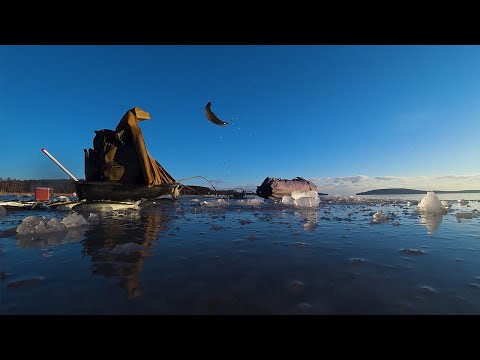 Видео: Рыбалка корюшка / Озеро Изменчивое Сахалин