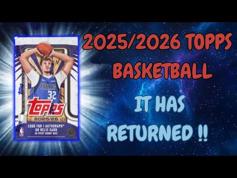 Видео: 🚨 ВОЗВРАЩЕНИЕ ЧЕРЕЗ 15 ЛЕТ. 🚨 НАБОР ДЛЯ БАСКЕТБОЛА TOPPS 2025-2026 🏀 🏀