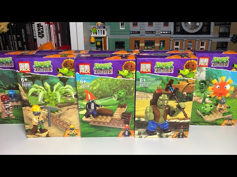 Видео: ЗОМБИ ПРОТИВ РАСТЕНИЙ ИЗ КОНСТРУКТОРА / БОЛЬШАЯ ФИГУРКА ЗОМБАКА