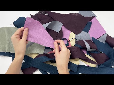 Видео: Сделай сам. Посмотрите, что я могу сделать из остатков ткани.