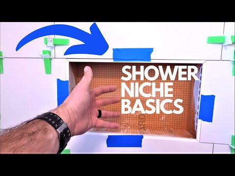 Видео: Отделка плиткой современной душевой ниши — ОСНОВЫ