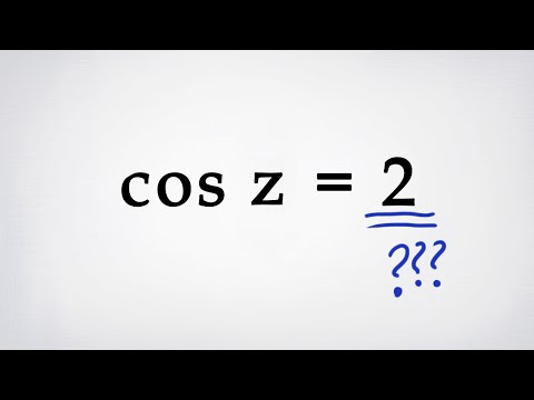 Видео: Тригонометрическое уравнение: cos(z)=2, а при чём тут формула Эйлера?