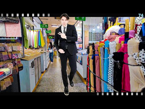 Видео: ОПТОВО-РОЗНИЧНЫЙ РЫНОК ТКАНЕЙ КОРЕЯ/74🇰🇷