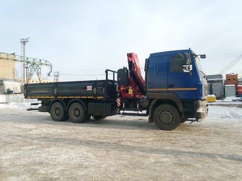 Видео: Видеоинструкция для работы КМУ Fassi на шасси МАЗ