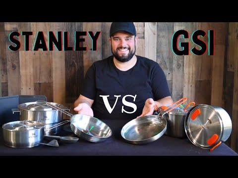 Видео: Stanley Even Heat Camp Pro против GSI Stainless Base Camper Large — лучший набор для походов