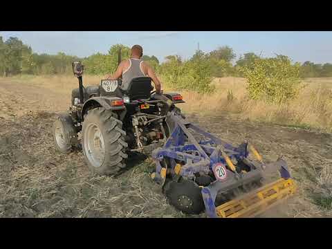 Видео: Дисковка ДТЗ після МТЗ +  По стерні АГД 1,3_))))