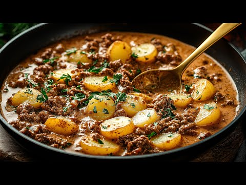 Видео: Я никогда не ел такой вкусный фарш с картофелем! Самый простой рецепт ужина!
