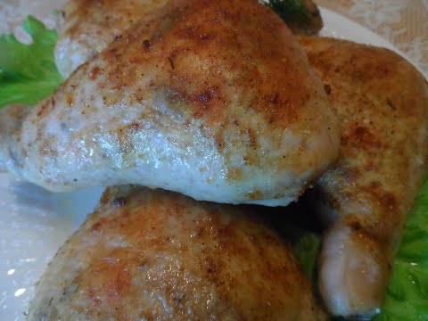 Видео: Окорочка куриные, фаршированные грибами - очень вкусные и в горячем, и в холодном виде.