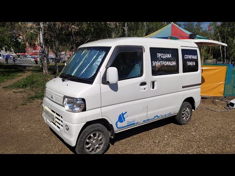 Видео: Mitsubishi minicab 🚐🔋🔌 дополнительная батарея Catl 🔋🚐