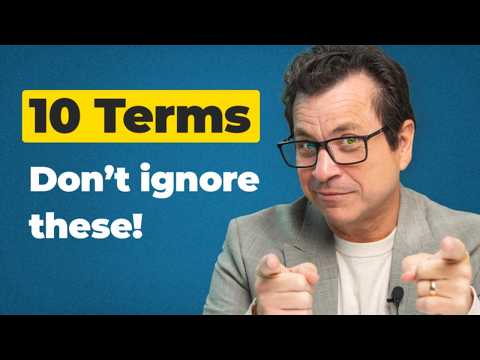 Видео: 10 важнейших слов в сфере недвижимости (не игнорируйте)