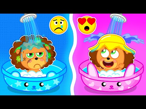 Видео: Маша и Леопольд. Шапочка для душа - Мультик для детей - Lion Family на русском