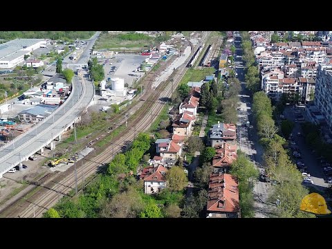 Видео: 2023.04.29 - Рехабилитация на товарен жп коловоз между гара Владимир Павлов и гара Бургас