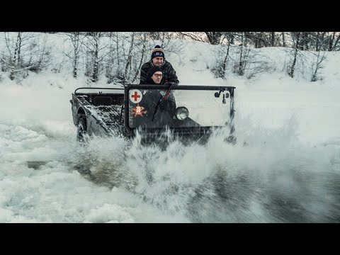 Видео: Мы нашли идеальный ЛуАЗ-967 Амфибия и утопили его...