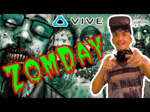 Видео: ЛУЧШИЙ ЗОМБИ ШУТЕР В ВИРТУАЛЬНОЙ РЕАЛЬНОСТИ игра ZomDay на HTC VIVE
