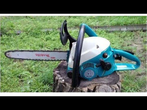 Видео: Makita DCS 34. Технологичная бензопила получила вторую жизнь.