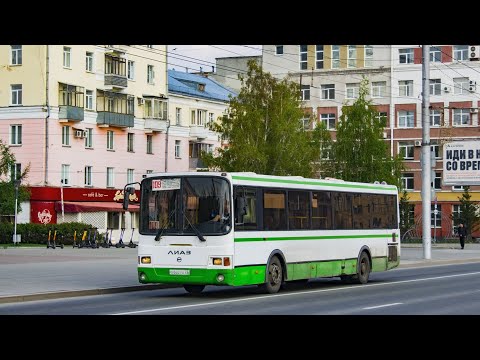 Видео: Автобус ЛиАЗ 5256.60 (О 860 УА 22). Гонка с 55. Покатушки по Барнаулу.
