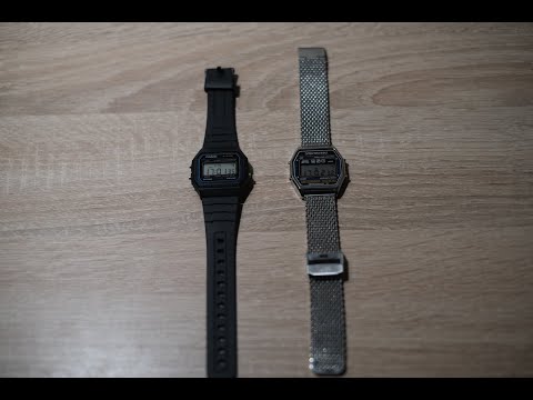 Видео: Сравнение электронных часов Casio F-91W vs Электроника ЧН-55С