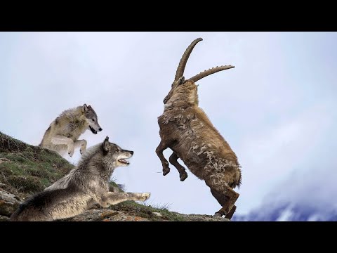 Видео: Эти ВОЛКИ охотятся в ГОРАХ! Бесстрашные хозяева Альп.