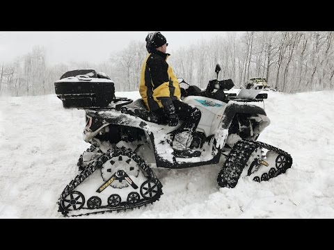 Видео: НEУДАЧНЫЙ ТЕСТ-ДРАЙВ ГУСЕНИЦ НА КВАДРОЦИКЛЕ CFMOTO X8!