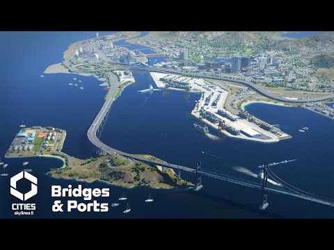 Видео: Город за год | Cities Skylines 2 | Дополнение «Мосты и порты»