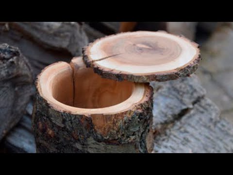 Видео: Удивительный DIY из обычного бревна!