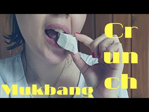 Видео: ASMR/MUKBANG/Crunch/Хруст вкусняшками с пастой