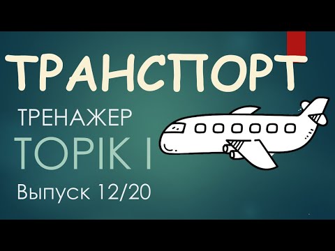 Видео: Тренажер по словарю TOPIK I. Выпуск 12