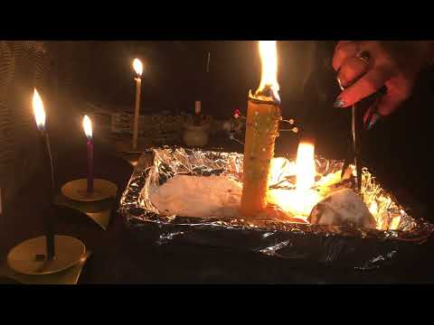 Видео: Чистка от порчи сделанной через 13 иголок.
