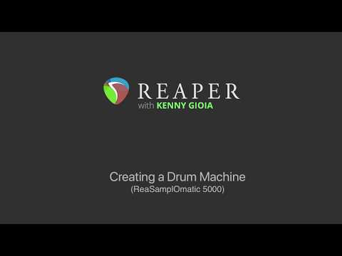 Видео: Создание драм-машины в REAPER (НОВОЕ) ReaSamplOmatic5000